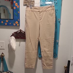 Old Navy Tan High-Rise Pants